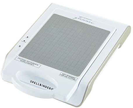 Spellbinders Glimmer Hot Foil System (UK/EU Version)-White W/Silver Trim