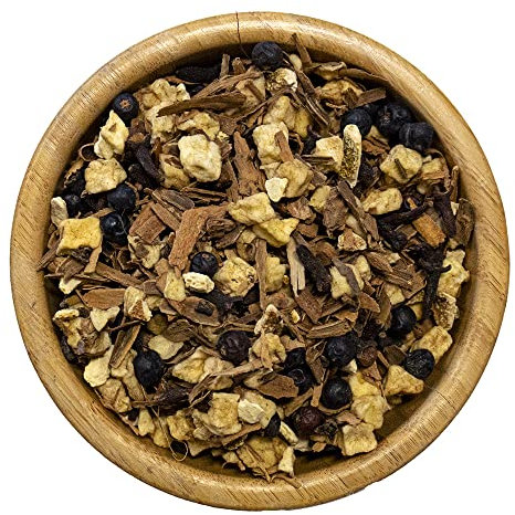 Biokyma - Preparato per VIN BRULE' - 200 gr - Mix di Erbe e spezie per la preparazione della Bevanda - Cannella, Arancio Dolce, Chiodi di Garofano, Mela, Anice Stellato, Ginepro Bacche