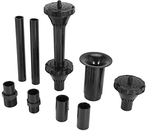 Iegefirm Kit de Boquillas de Fuente PequeñA de 9 Piezas Cabezas de Boquilla de Fuente de Agua para Piscina de Bomba Sumergible de Fuente de Estanque