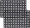 4All Rubber Door Mat 40x60cm – Heavy Duty Door Mats Outdoor with Drainage Holes and Wrought Iron Look – Anti-Slip Outdoor Mat for Entry, Garden, Porch, Backdoor or Caravan Use (Pack of 2)