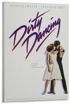 Dirty Dancing Retro Filme Poster 80er Jahre Vintage Poster Wandkunst Malerei Leinwand Drucke Dekor Poster