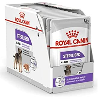 Royal Canin STERILISED Mousse | Doppelpack | 2 x 12 x 85 g | Alleinfuttermittel für ausgewachsene und kastrierte Hunde ab dem 10. Lebensmonat | Reich an verdaulichen Proteinen