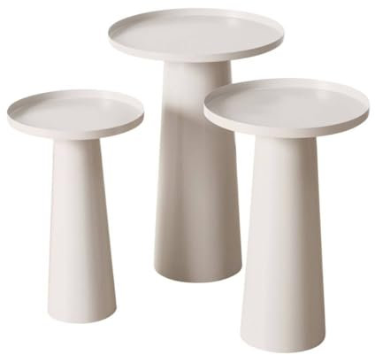 Boltze Home Kaffeetische Jacky, rund, 3er-Set