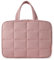 BAGSMART Kulturbeutel zum Aufhängen, Kulturtasche für Damen, Kosmetiktasche Groß, Toilettentasche Damen Reise Schmuck Organizer, Puffy Makeup Cosmetic Bag Organizer, Dunkelrot