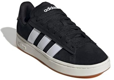 adidas Men's Grand Court Alpha Shoes, Black/White/Gum, 5 UK