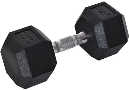 25 kg x 1 – Hex-Hanteln für Arme – Hex-Hanteln für Heimtraining, Aerobic