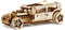 Revell Tiny Adventures Hot Rod I Mechanisches Wunder mit Rückzugsmechanismus I Beweglich vorwärts und rückwärts I Öffnende Türen für zusätzlichen Realismus I Interaktiver Aufbau I Modell aus Holz