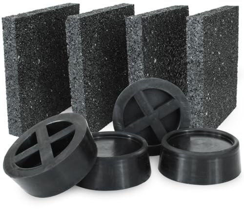 Mario10 Multipurpose Anti-Vibration Pads and Cups (black-cups, set)
