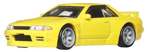 Hot Wheels Premium Car Culture Nissan Skyline R32 Pandem | Ronin Run 2 Die-Cast Collectible Toy Car in 1:64 Scale with Real Riders Tires & Metal/Metal Body & Chassis, JBK88