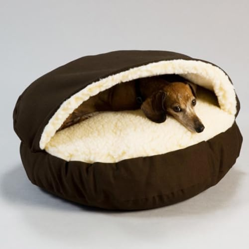 YOUGANG Großes Hundebett, Höhle, Winter, warmes Haustiernest, Hundebett, Katzenhöhle, großer Haustierschlafsack, Haustierbedarf, Hundehütte, abnehmbares Welpen/Kätzchen/Kaninchennest (XL-114 cm)