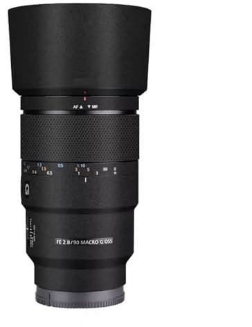Vinyl Wrap Decal Skin Film Anti-Scratch Camera Lens Body for Sony FE 90mm F2.8 Macro G OSS Protective Sticker Protector Coat FE 2.8/90 Macro G OSS 90 2.8(Frosted Black)