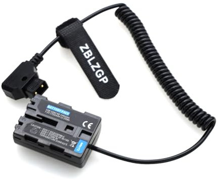 ZBLZGP DTAP to NP-FM500H Dummy Battery Adapter Cable for Sony Alpha SLT-A57 A58 A77 A99 A200 DSLR-A350 ARRI WCU-4 Wireless Follow Focus Controller Power Cord