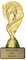 pokal-fabrik.de - Goldener Dart Pokal 16 cm aus hochwertigem Kunststoff mit Gravur - Geschenk-Trophäe mit schönen Dartpfeilen & Marmorsockel - Personalisiertes Geschenk - Wanderpokal Dart Zubehör