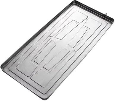 Auffangwanne Mit Ablaufstutzen Edelstahl, Mit 300cm Abflussrohr Wassertropfenauffangwanne für Klimaanlagen, für Den Außenbereich(84 * 39cm)