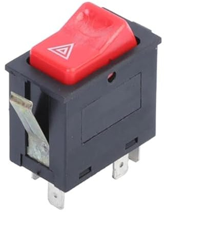 Yurefax Interruptor de advertencia de luces de emergencia for coche, for, 6955459014 A6955459014 Botón de interruptor de emergencia