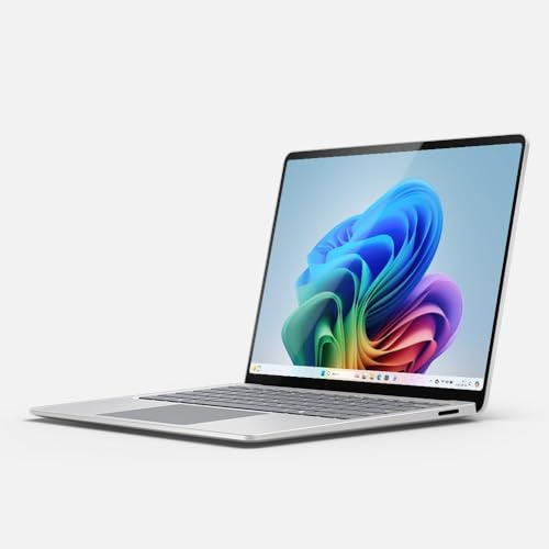 Microsoft Surface Laptop 7 Copilot+ PC (2024) 13.8” Touchscreen Laptop | Snapdragon X Elite 12-Core Processor | 16GB RAM | 256GB SSD | Windows 11 | Platinum | QWERTY English Keyboard (Renewed)