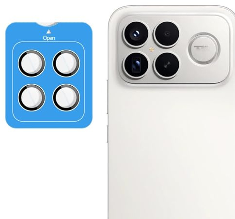Wigento Kamera Schutzglas für Xiaomi Poco F8 Ultra, Linsenschutz, HD klar, kratzfest, mit Anbringhilfe, blasenfreie Montage