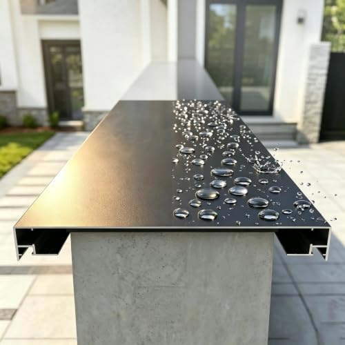 Mauerabdeckung Wasserdichte Metallabdeckung und Unterkonstruktion für Mauerabschlüsse
