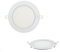 Runder LED Panel Slim Flach Unterputz Einbauleuchte Einbaulampe Deckenleuchte Deckenlampe Lampe Rund Ø 150mm 9 watt Warmweiss inkl. Trafo