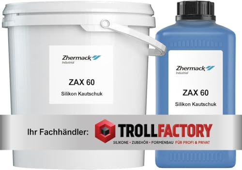 Zhermack Silicone Zax 60 Base Plus Catalyst 500 G Plus 5 kg