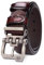 BISON DENIM Gürtel Herren,Ledergürtel Jeansgürtel Business Gürtel Metall Retro Denim Gürtel für Herren Kleidung 38mm Breit mit Geschenkbox N71223-2C-120