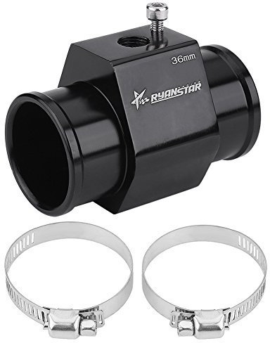 Qiilu Sonde Température De L'eau Tuyau Jauge Radiateur Durite Capteur Adapteur(36mm)