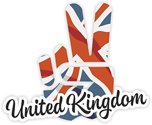 INDIGOS UG - Aufkleber - Autoaufkleber - Sticker - United Kingdom - Victory - Sieg - Heckscheibe, Kofferraum - 10x8cm