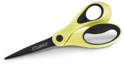 Dahle Color ID Papierschere (für Rechtshänder, 21 cm) lucky green