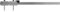 STEINLE 5301 Präzisions Stangenzirkel Messschieber mit Feineinstellung durch Reibrad Messbereich: 1000 mm Querschnitt: 25x6 mm