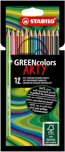 STABILO - Buntstift - GREENcolors | ARTY, 12er Pack
