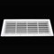 Griglia di ventilazione per frigorifero, roulotte, camper, caravan, barca, plastica, bianca, 374 x 148 mm, con rete