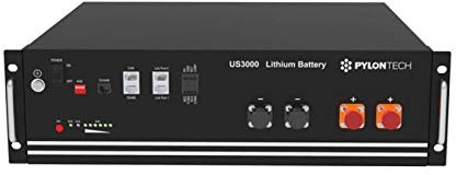 Pylontech LiFePO4 Scalable Lithium Iron Phosphate Battery, 48 V US 3000, 3.5 kWh