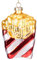 BRUBAKER Pommes Frites - Handbemalte Weihnachtskugel aus Glas - Mundgeblasener Christbaumschmuck Figuren lustig Deko Anhänger Baumkugel - 10.5 cm