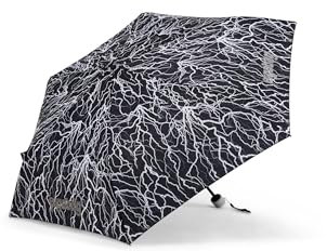 ergobag Super ReflectBear Regenschirm, Jugend Unisex, Schwarz (Schwarz), Einheitsgröße