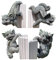 JARPSIRY 4 PCS Pflanzgefäß Aufhänger Miniatur Fee Garten Dekor Drachen Blumentopf und Vase Hugger Kreative 3D Craft Drachenfiguren Klettern Dekoration Home Office Schreibtisch Ornamente