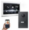 Goliath Hybrid | IP | Full-HD Video Türsprechanlage | App | 1-Fam | 1 x Full-Touchscreen 10 | Aluminium Unterputz Türstation | + Blanko Modul | 180° Ultra-Weitwinkel | AV-IPS-600