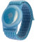 WATACHE AirTags Weiche Silikon-Uhrenarmbänder, Sicherheit und Kindersicherung, Anti-Lost, Anti-Kratz-Schutz für die Positionierung des Airtag-Tracking-Armbands(blau)