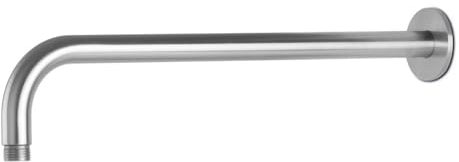 Braccio Soffione Doccia Tondo 40 cm in Acciaio Inox Satinato Nilo