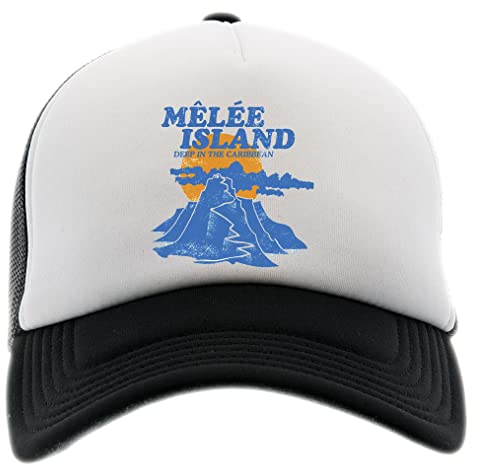 BIOCLOD Monkey Island Männer Frauen Unisex Baseball Kappe Schwarz Weiss Men Women Cap Black White