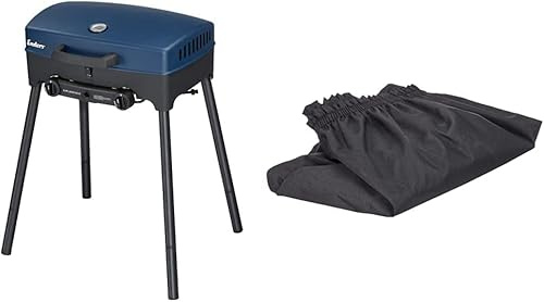 Enders® Camping Gasgrill EXPLORER NEXT 50 mbar, Grillen-, Kochen- und Backen Funktion, 2 Brenner Edelstahl, 2103 & Abdeckhaube für Gasgrills: URBAN, URBAN PRO, EXPLORER, EXPLORER PRO,Abdeckplane, 5681