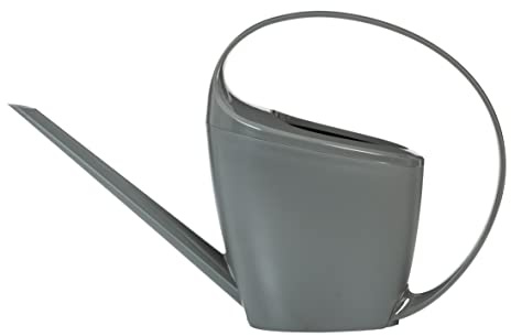 Scheurich Loop, Gießkanne aus Kunststoff, Farbe: Loop, Anthracite, 36 cm Breite, 11 cm Tiefe, 23,5 cm hoch, 1,4 l Vol.
