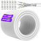Cat 7 Outdoor Ethernet Cable Bulk 100M/328ft (20 RJ45), SFTP Triple Shielded Cat 7 Ethernet Cable High Speed 10Gbps, Heavy Duty, Direct Burial, Waterproof, UV Resistant, 24AWG, Cat7 Cable 300ft+