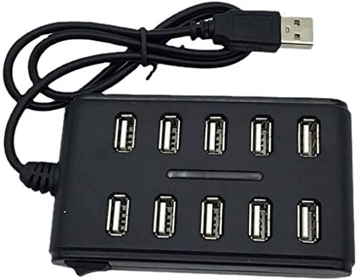 Hub de 10 Puertos USB 2.0 Cable de extensión del Conector multipunto de Alta Velocidad para Dispositivos de Interfaz PCB de computadoras portátiles