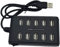 Hub de 10 Puertos USB 2.0 Cable de extensión del Conector multipunto de Alta Velocidad para Dispositivos de Interfaz PCB de computadoras portátiles