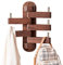 OAKERLAND Patere Portemanteaux de Chêne, Porte Manteau Mural Bois pour Entrée, Salon, Chambre à coucher, Salle de Bain