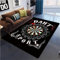 XILENY Dart Target 3D-Druck Teppich Anti-Rutsch-Teppiche Wohnzimmer Teetisch Sofa Schlafzimmer Dekoration Bereich Teppich Kinder Spielmatte