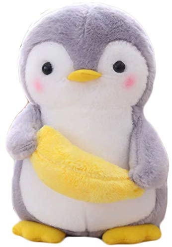 NEWQSING Niedliches Plüschtier Pinguin Puppe Kissen Zimmerdeko weich süß | Pinguin-Plüschkissen aus samtweichem Material, ideal zum Kuscheln und als Kinderzimmer-Deko – in mehreren Designs.