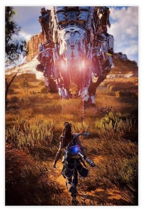 ALNILA Leinwandposter Game Horizon Zero Dawn 2, Wandkunst, Dekor, Bild, Gemälde für Wohnzimmer, Schlafzimmer, Dekoration, ungerahmt, 40 x 60 cm