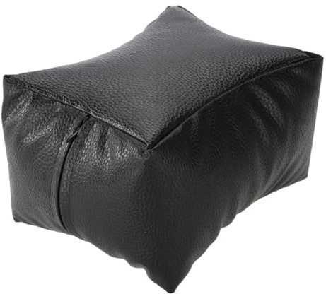 Soft PU Arm Rest for Nails, Nail Art Rest Hand & Foot Pillow, Dual Use for Manicure and Pedicure, Provides Comfortable Support Portable Nail Table (Black)