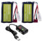 2PCS 7.4V 3000mah 15C 2S Batterie Li-ION Prise T &1PCS Chargeur 2 en 1 pour WLtoys 12423 MJX 14301 14302 14303 H16PL Véhicules à Commande à Distance à Grande Vitesse 1/10, 1/12 et 1/16 Véhicules